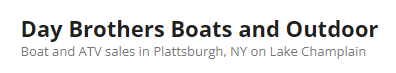 Day Brothers Boats Logo