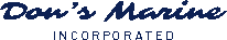 Don's Marine Inc. Logo