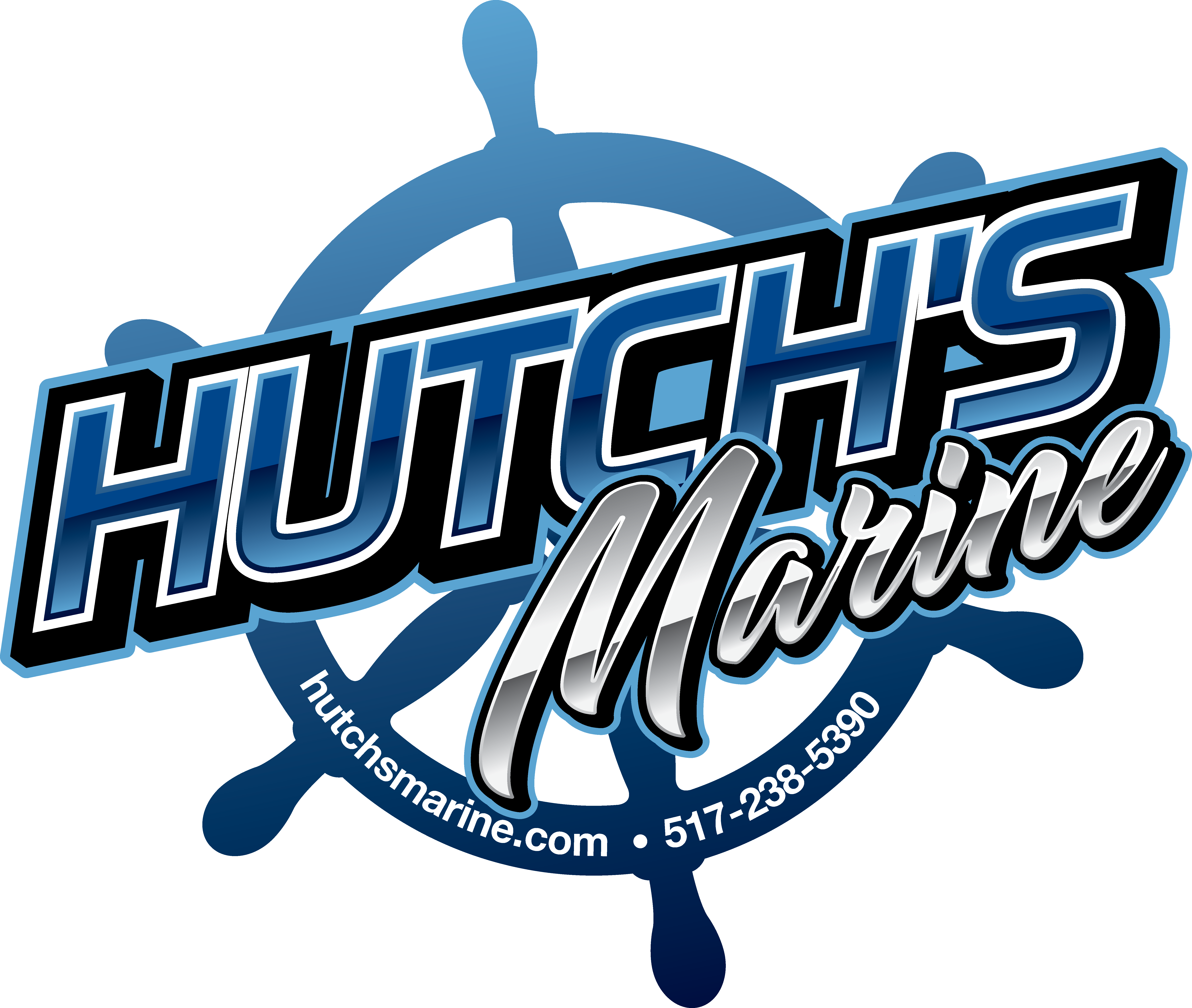 Hutch's Marine Logo