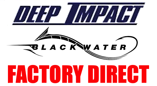 Deep Impact and Blackwater by Boats Direct, Opa Locka Logo