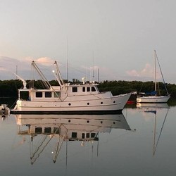 Used Boats: Custom A.E. Hingle Long Range STEEL Trawler for sale