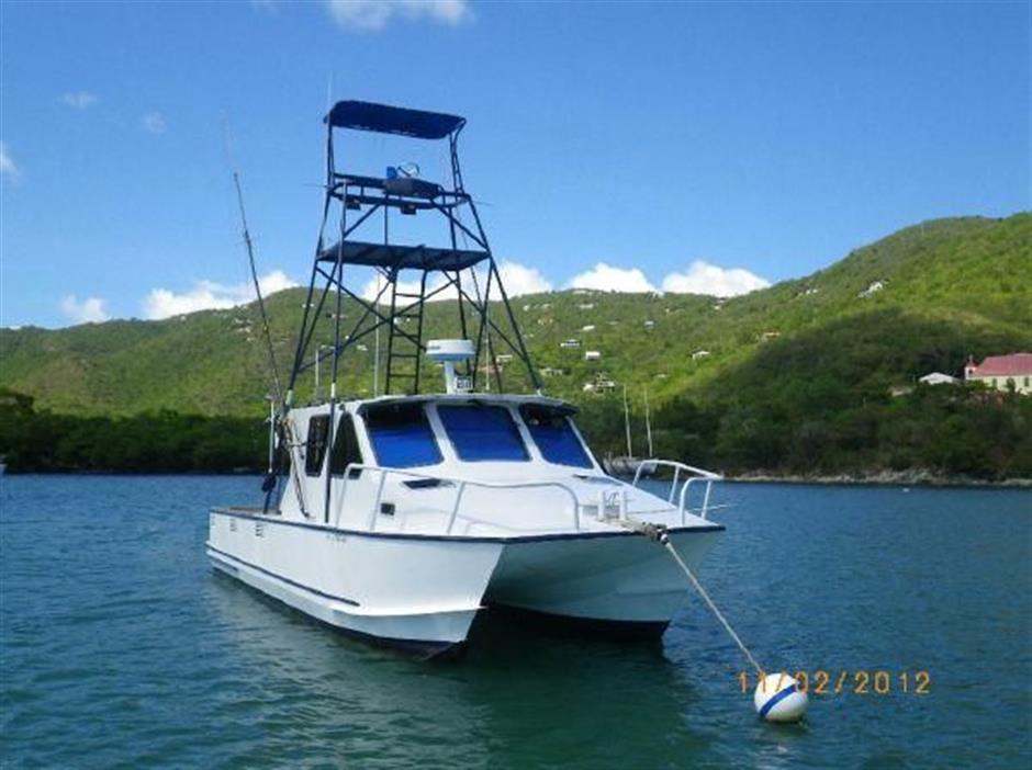 36' custom Aluminum Power catamaran Sportfish w/ Tower