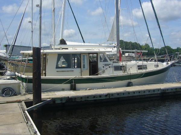 43' Schucker 436 Pilothouse Motorsailer