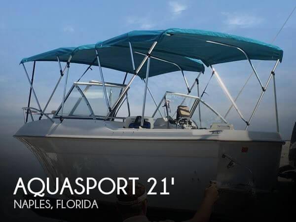 21' Aquasport 215 Dual Console