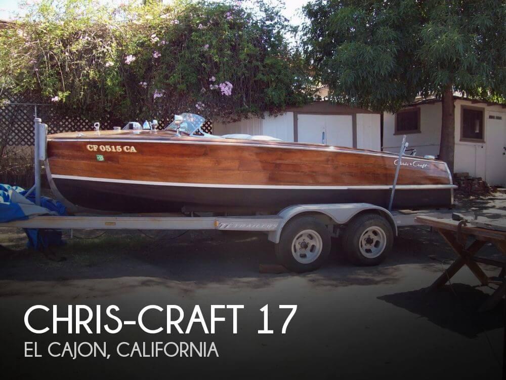 17' Chris-Craft 17 Deluxe Runabaout