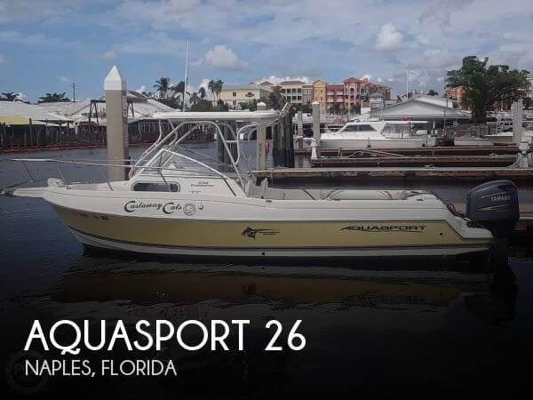 26' Aquasport 250 Explorer Tournament Master