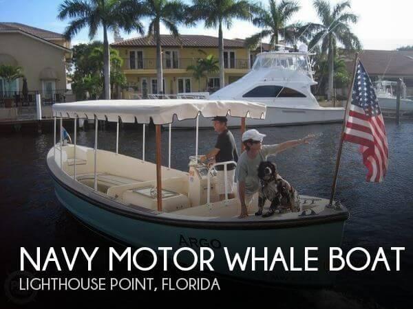 26' Navy Motor Whale boat 26