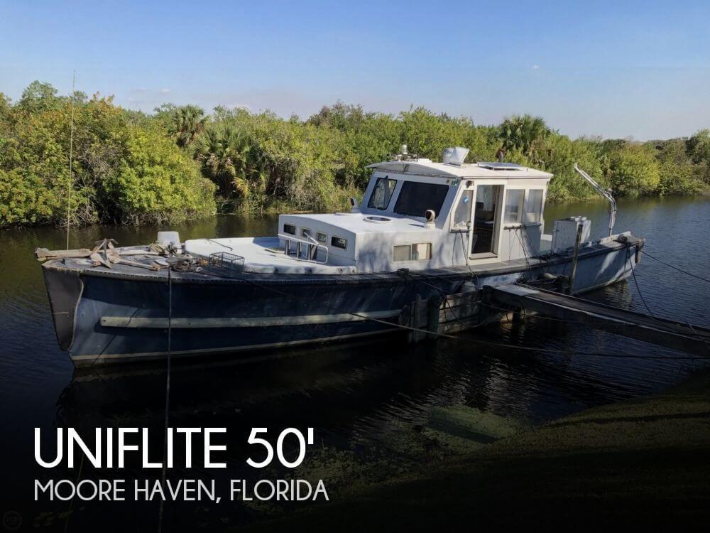 50' Uniflite Navy 50 Utility Boat