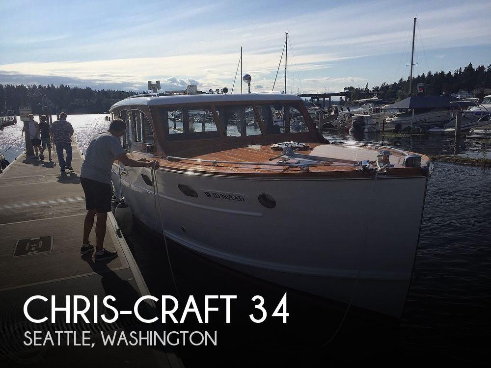 34' Chris-Craft Deluxe Enclosed Cruiser