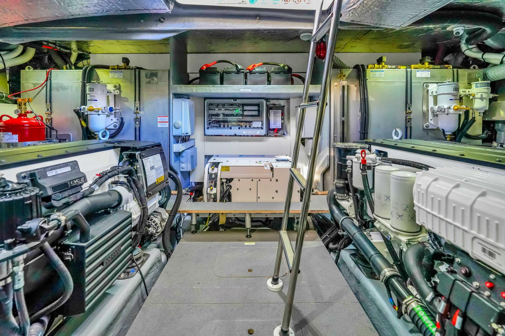 Slide: The Image of 2025 Absolute 47 Flybridge- Engine Room - 5280913