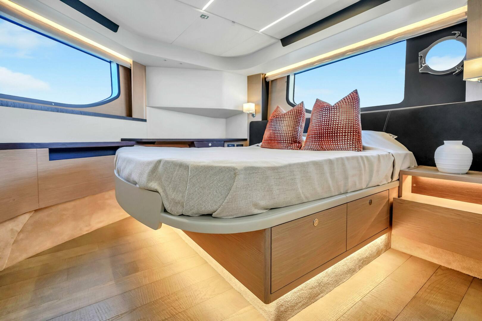 Slide: The Image of 2025 Absolute 47 Flybridge- Master Stateroom - 5280987