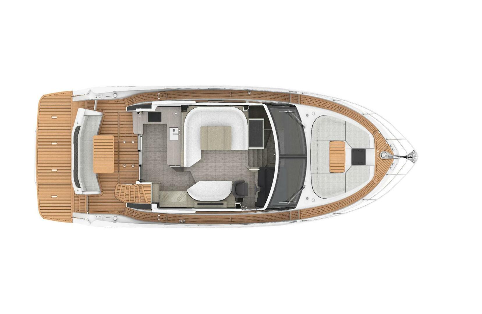 Slide: The Image of 2025 Absolute 47 Flybridge-Main Deck Layout - 5284645