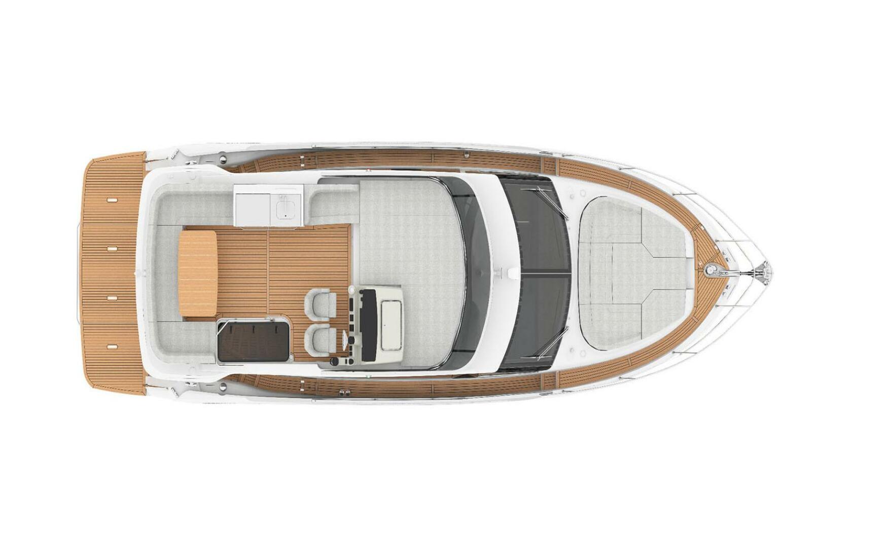 Slide: The Image of 2025 Absolute 47 Flybridge-Upper Deck Layout - 5284646