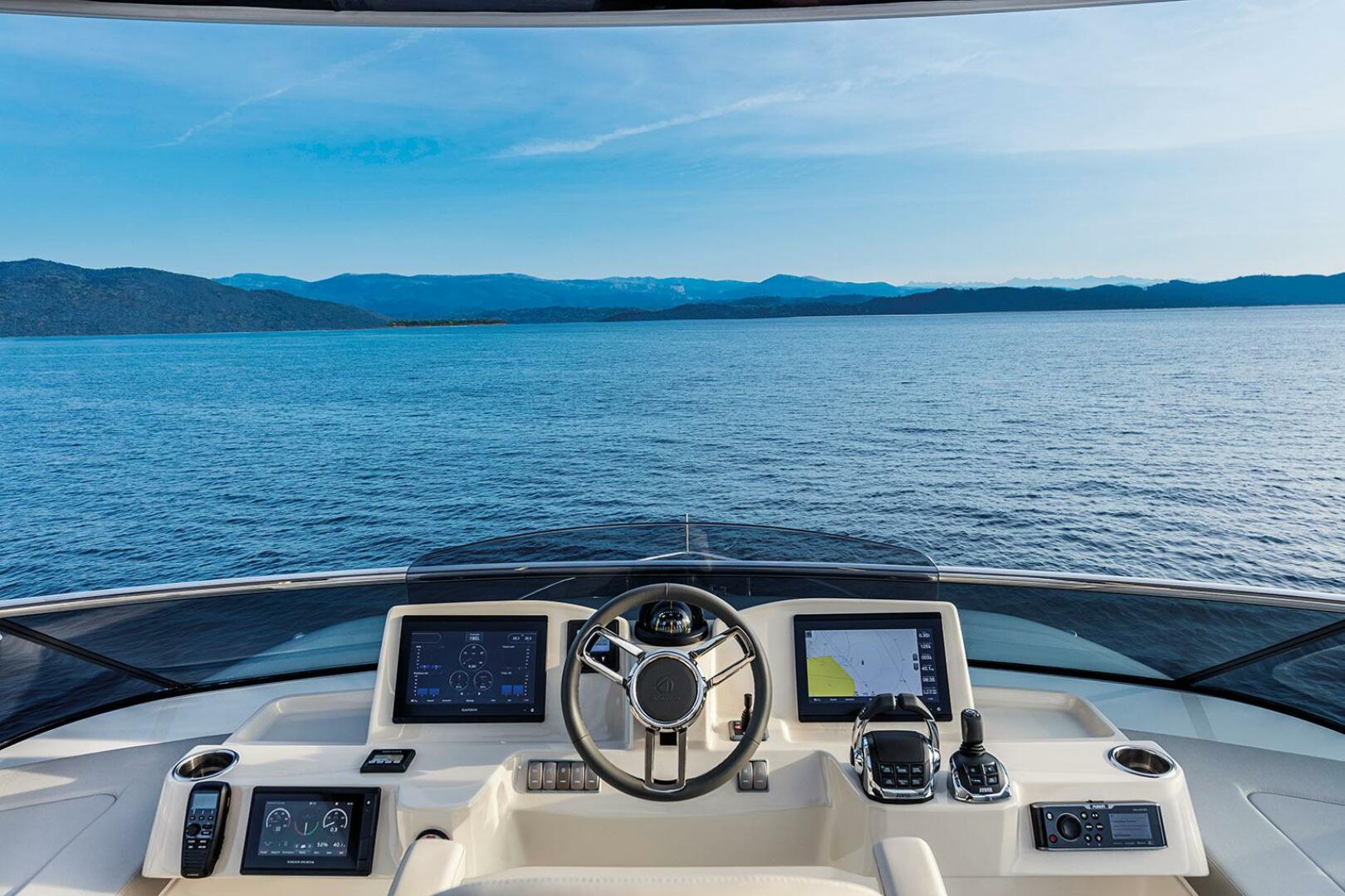 Slide: The Image of 2026 58 Absolute Navetta - Sistership Flybridge - Upper Helm - 4545588