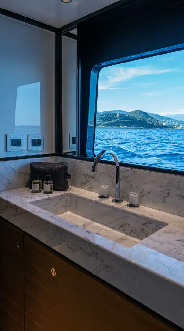 Slide: The Image of 2025 75 Absolute Navetta - Guest Stateroom Head/Shower Stall - 4537183