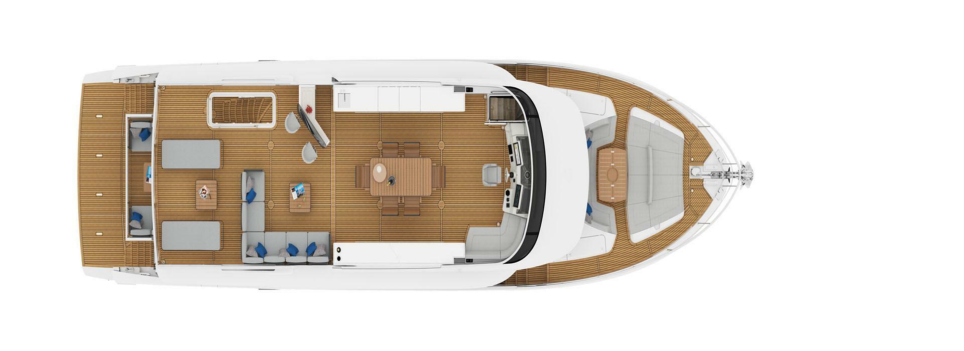 Slide: The Image of 2025 75 Absolute Navetta - Upper Deck Layout - 4539774
