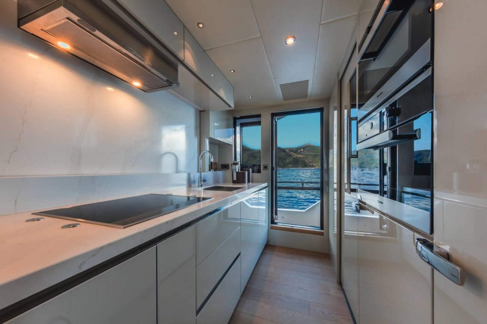 Slide: The Image of Galley with Side Door to Deck - 1202154