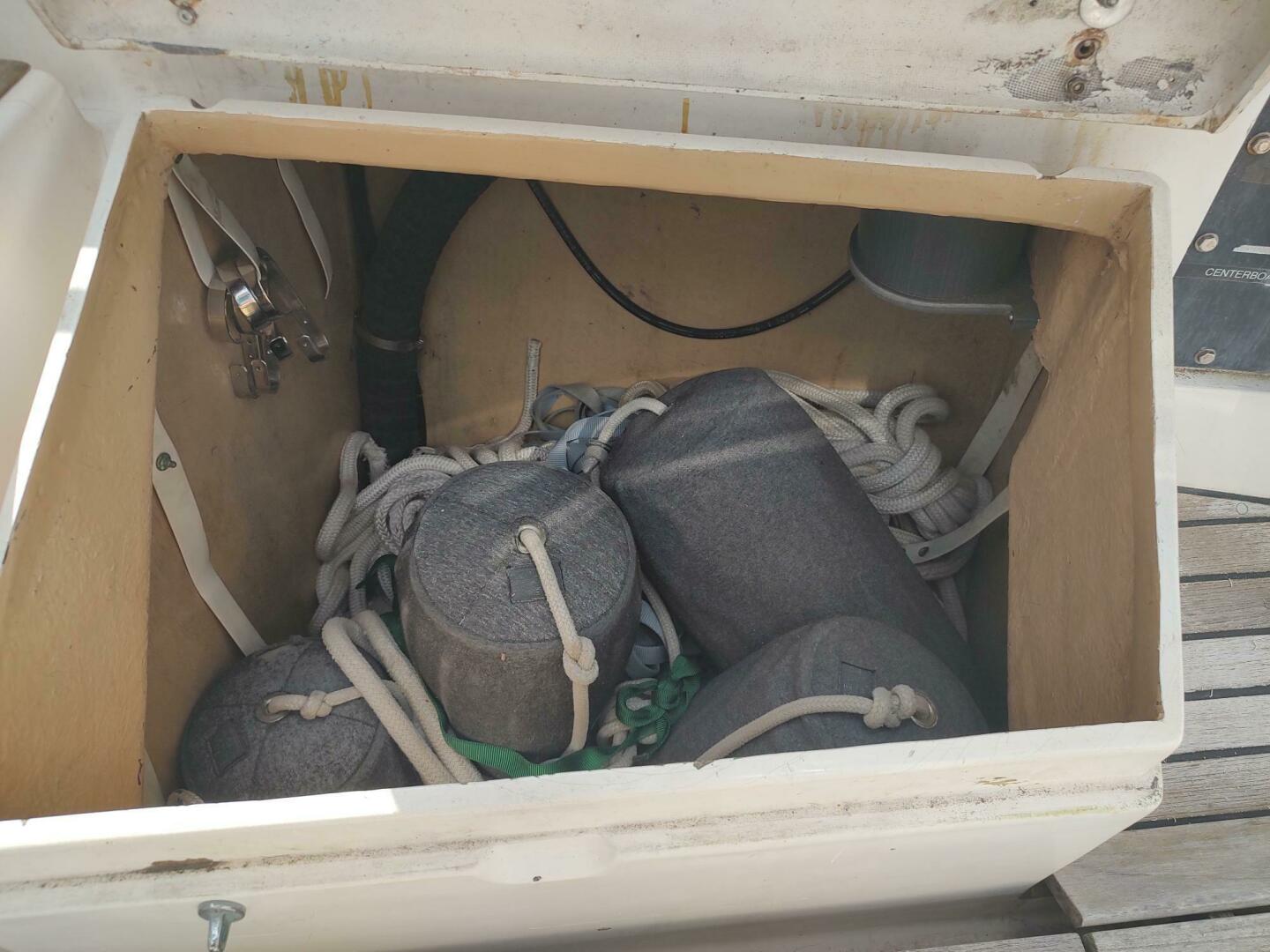 Slide: The Image of STB cockpit locker Starboard side cockpit locker - 5620799