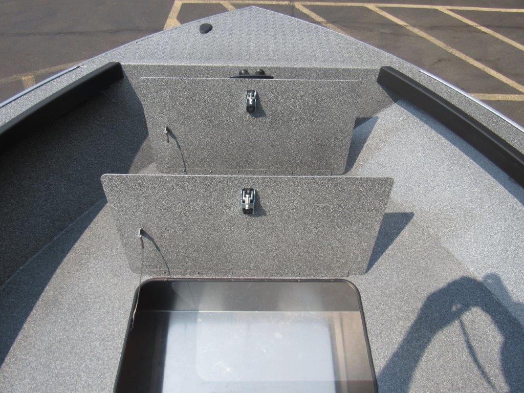Slide: The Image of 2024 Alumaweld 20 Adventurer boat storage compartments. - 13