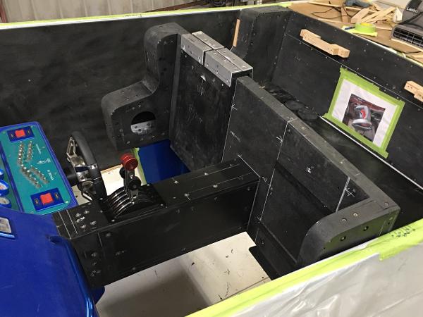 Slide: The Image of 1991 Apache POKER RUN CUSTOM boat interior under construction. - 35