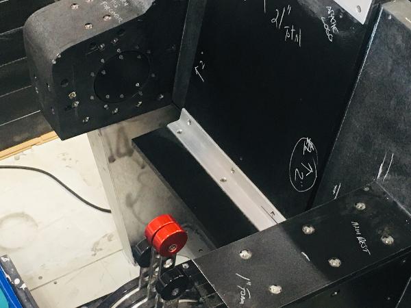 Slide: The Image of Interior of a 1991 Apache POKER RUN CUSTOM boat showing detailed components. - 43