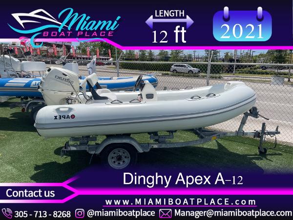 Slide: The Image of 2021 Apex A12 dinghy, 12 ft, displayed at Miami Boat Place. - 0