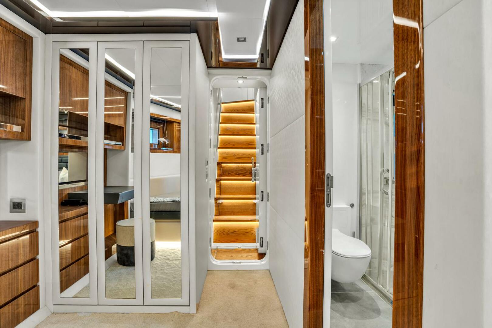 Slide: The Image of Forward Cabin And Head Off Galley Stairs - 4720705