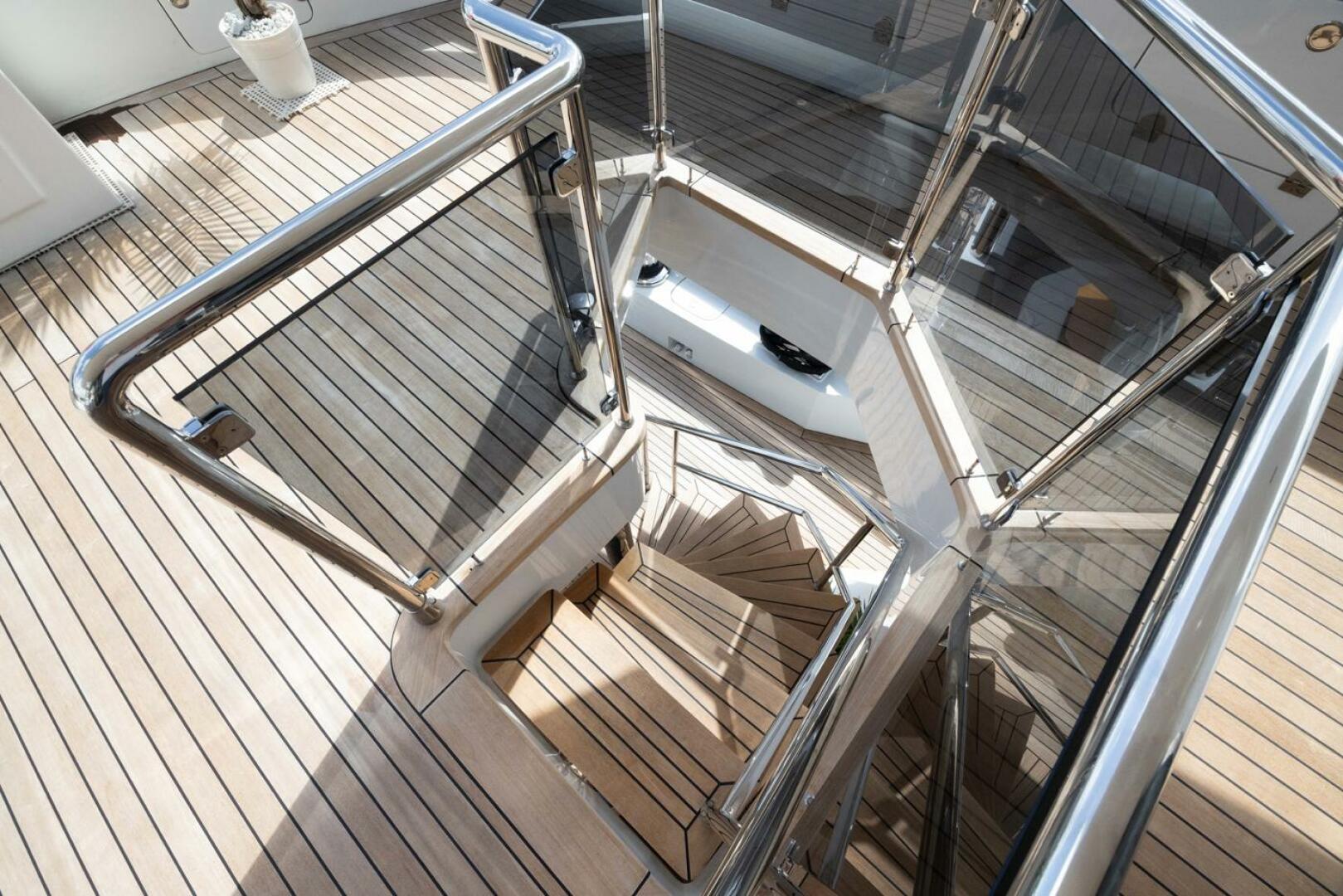 Slide: The Image of Stairs Down From Bridge Deck, Aft - 4720759
