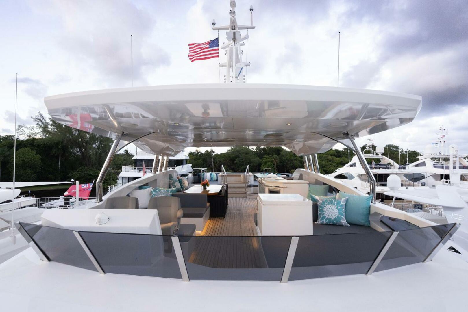 Slide: The Image of Flybridge Deck Looking Aft - 4720773