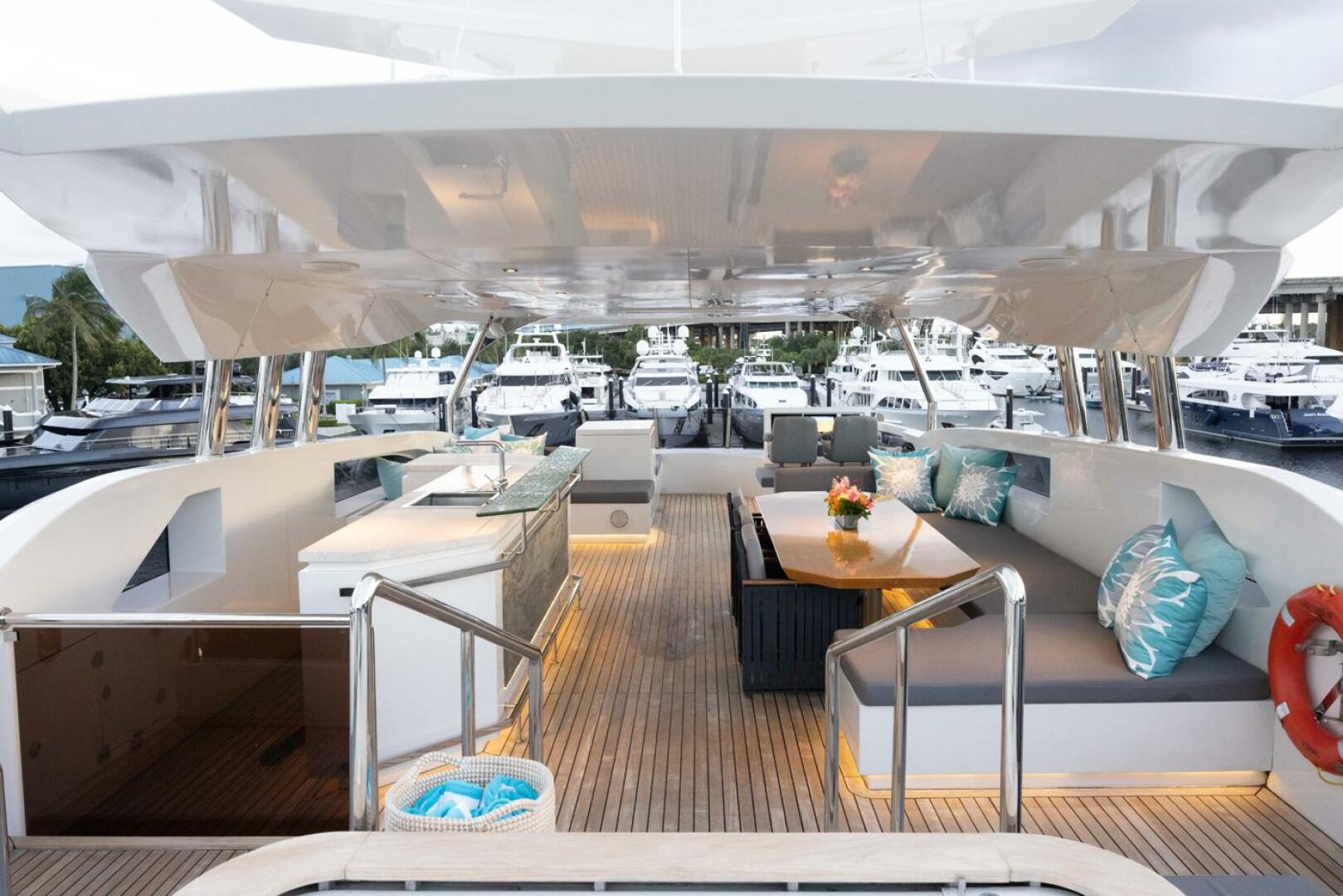 Slide: The Image of Flybridge Deck Looking Forward - 4720775