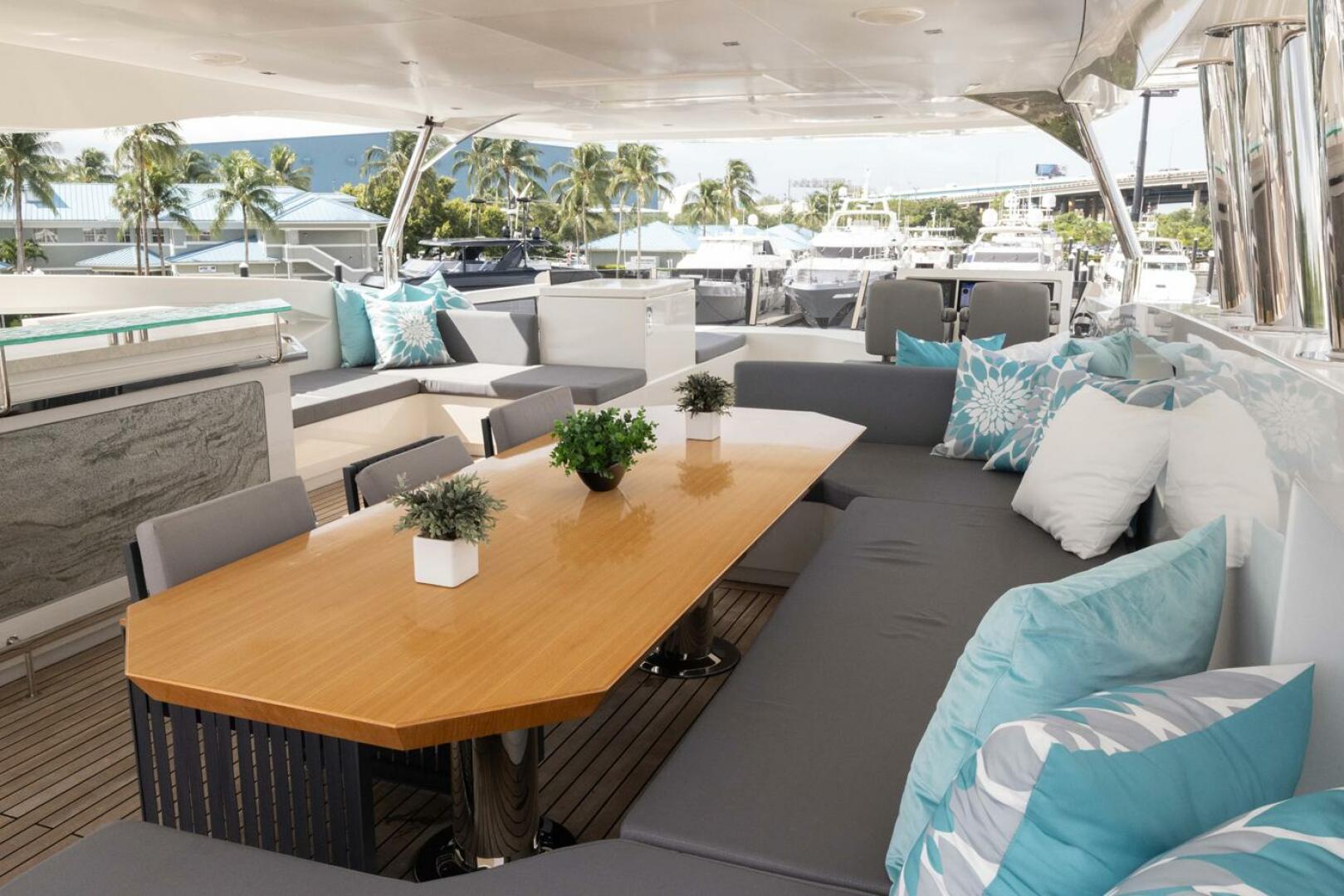 Slide: The Image of Flybridge Deck Dining - 4720784