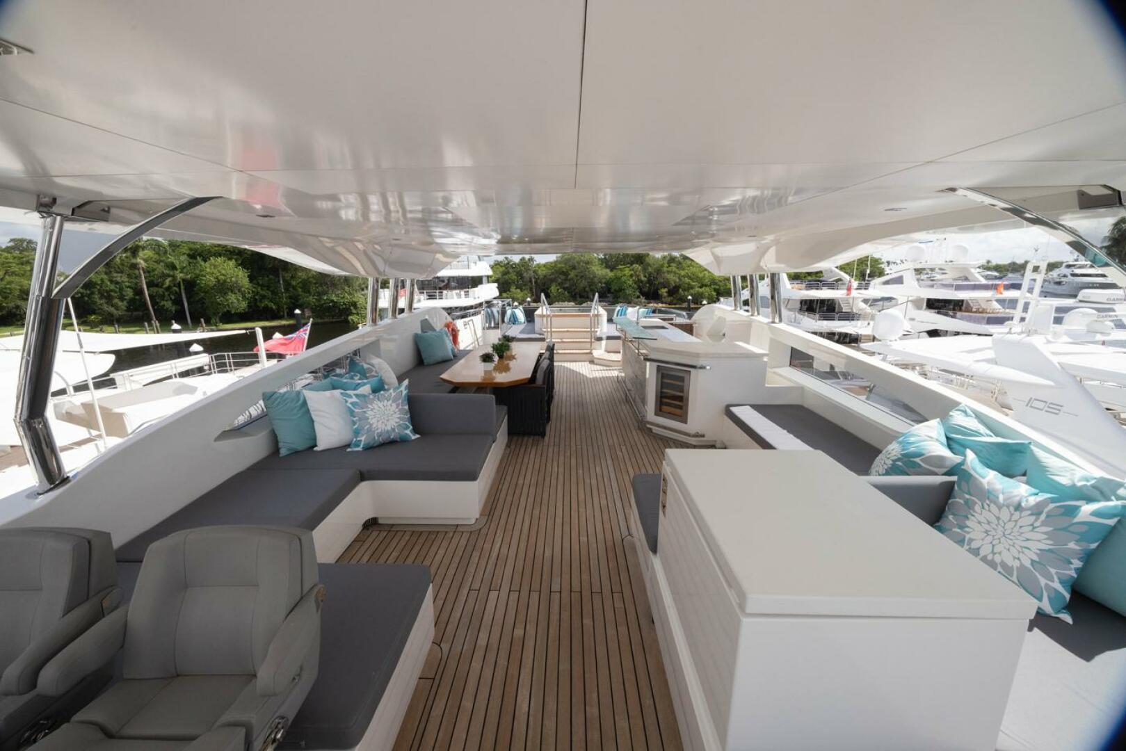 Slide: The Image of Flybridge Deck Looking Aft - 4720790