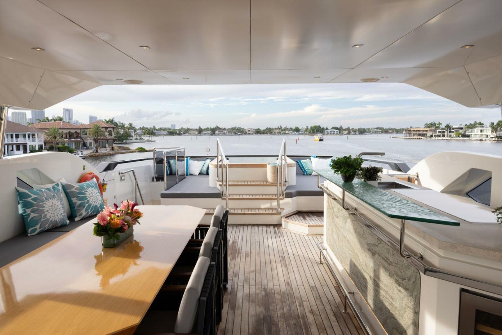 Slide: The Image of Flybridge Deck Aft - 4720877
