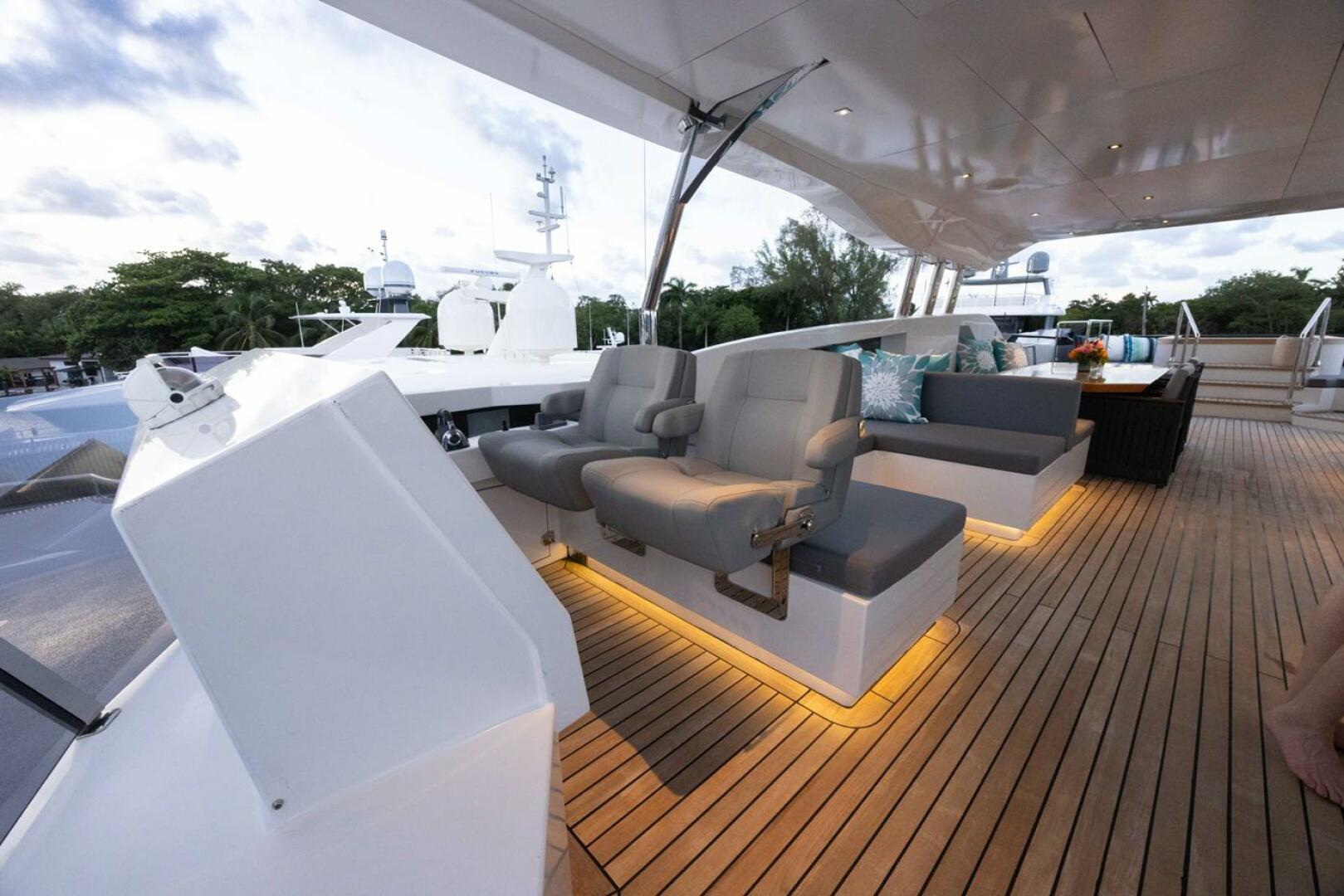 Slide: The Image of Flybridge Deck Helm - 4720882
