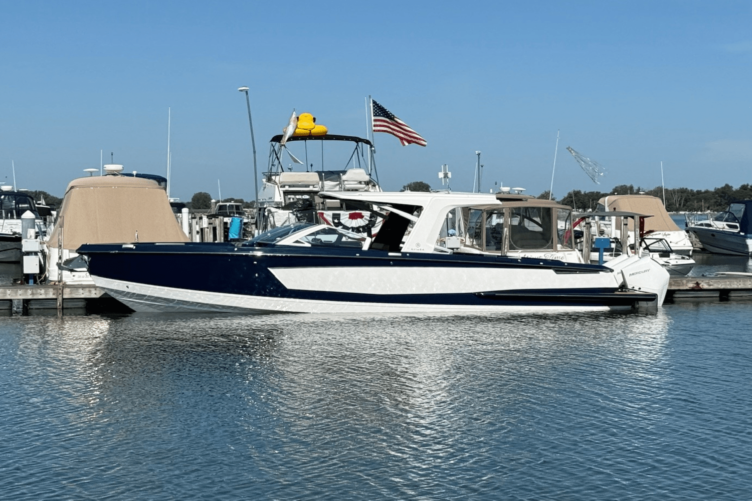 Slide: The Image of Aviara AV36 Outboard 2023 - 0