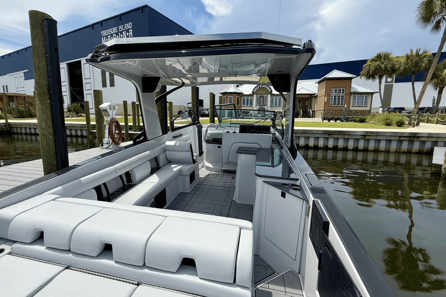 Slide: The Image of Aviara AV36 Outboard 2023 - 24