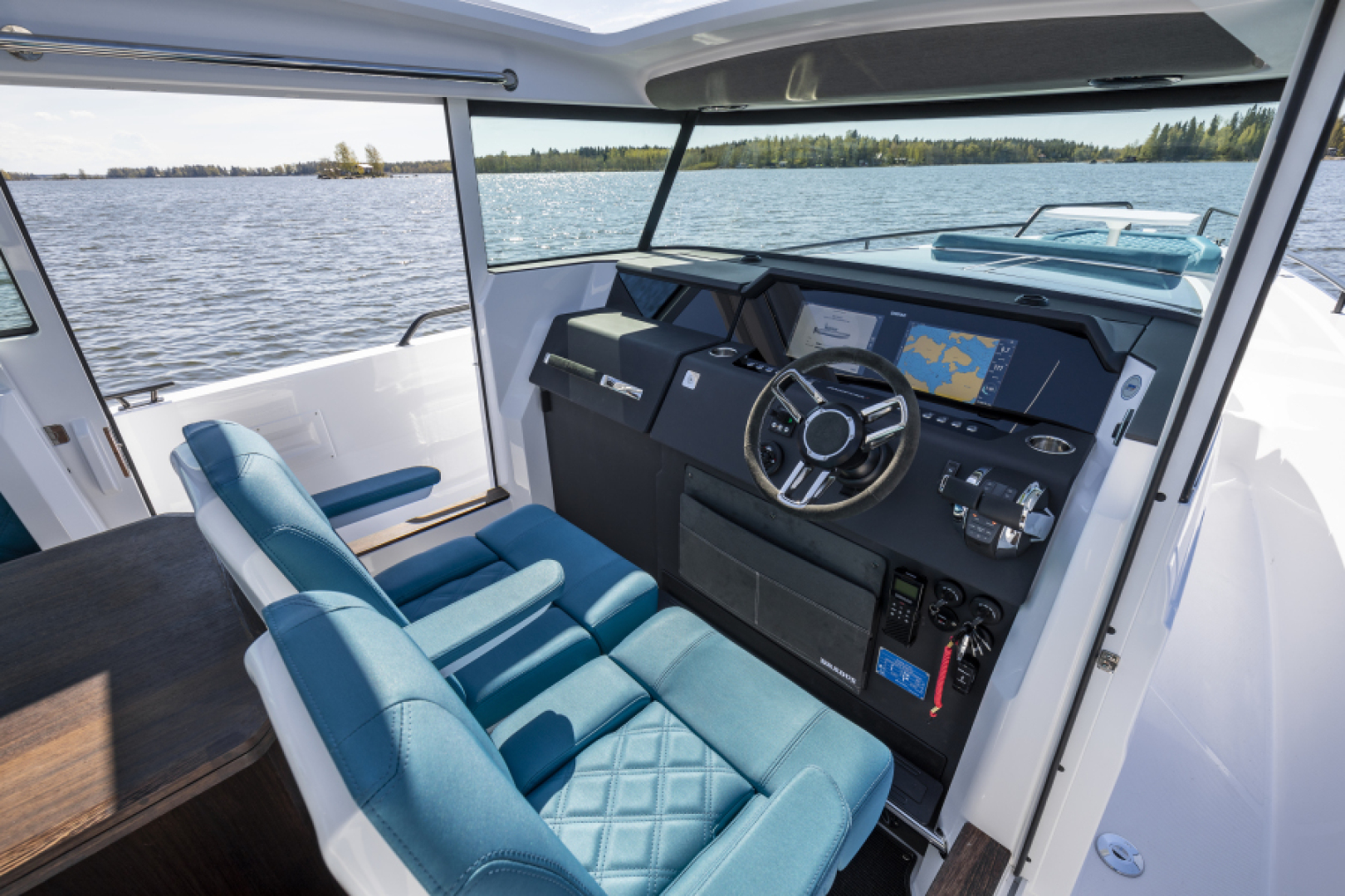 Slide: The Image of Axopar 37 XC  East Coast Yacht Sales Available Helm East Coast Yacht Sales
Axopar 37 XC Cross Cabin - 3929472