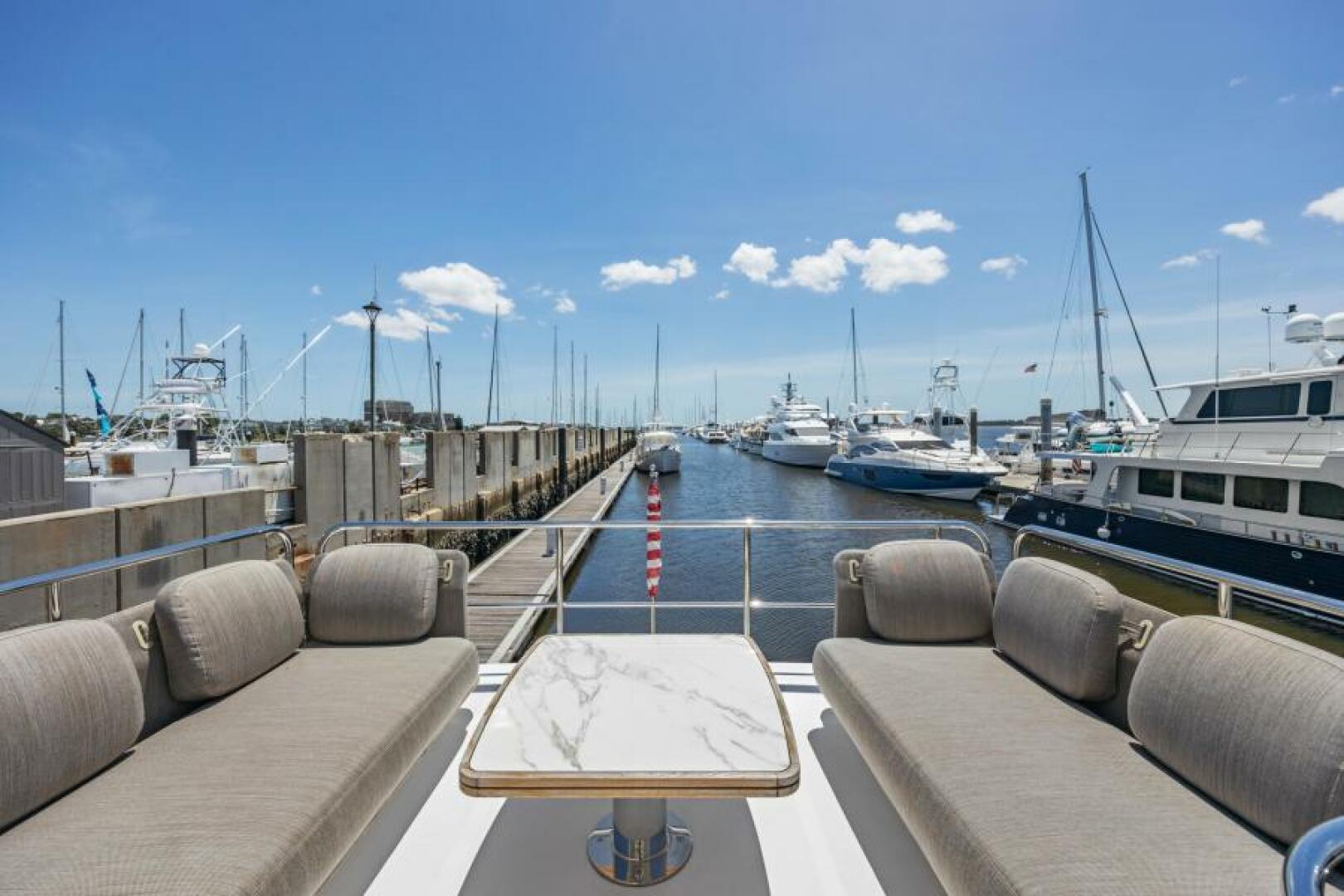 Slide: The Image of Azimut 50 - True North - Bridge Table 2021 Azimut 50 Flybridge Motoryacht - True North - 4737009