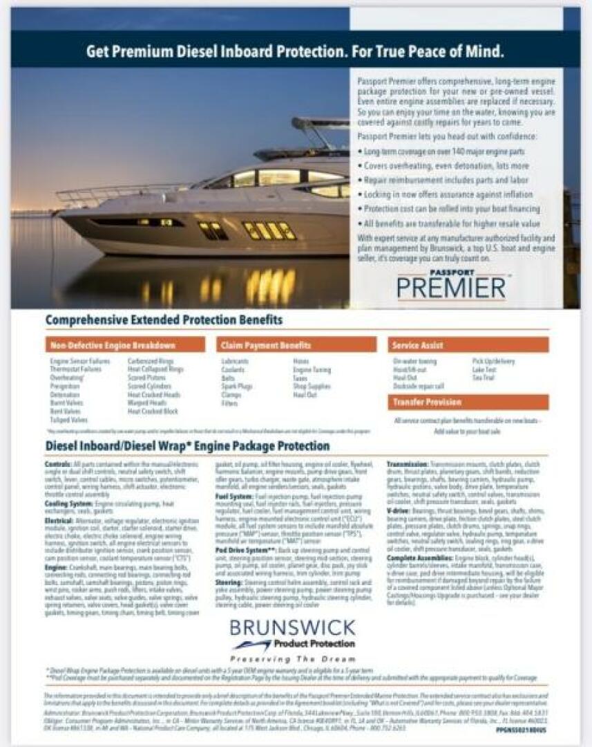 Slide: The Image of Azimut 50 - True North - Warranty Information 2021 Azimut 50 Flybridge Motoryacht - True North - 4737034