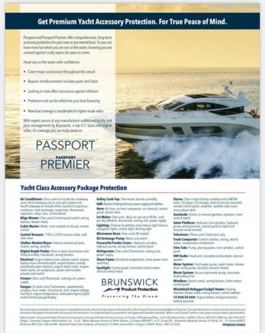 Slide: The Image of Azimut 50 - True North - Warranty Information 2021 Azimut 50 Flybridge Motoryacht - True North - 4737036
