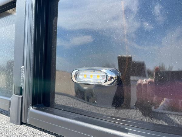 Slide: The Image of Close-up of 2024 Barletta Cabrio 22UC exterior LED light. - 20