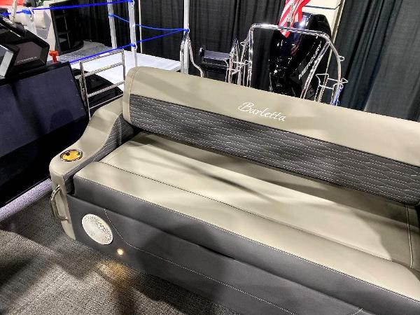 Slide: The Image of 2024 Barletta Corsa Ultra-Lounge 25UCA luxury seating detail. - 18