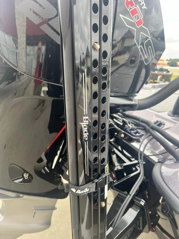 Slide: The Image of 2024 Bass Cat Caracal STS boat with Mercury Pro XS engine and Blade power pole. - 16