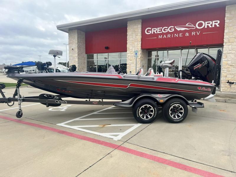 Slide: The Image of 2024 Bass Cat Caracal STS boat at Gregg Orr Marine & RV dealership. - 2
