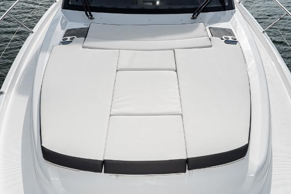 Slide: The Image of Luxurious sunbathing deck on 2025 Bavaria Virtess 420 Fly yacht. - 20