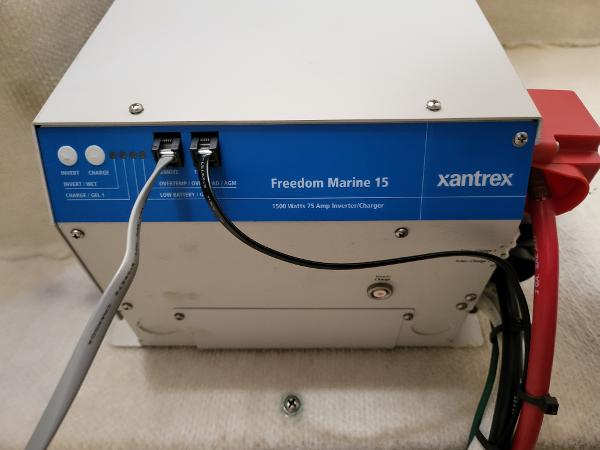 Slide: The Image of Xantrex Freedom Marine 15 inverter/charger in a 1995 Bayliner 2355 Ciera Sunbridge. - 14