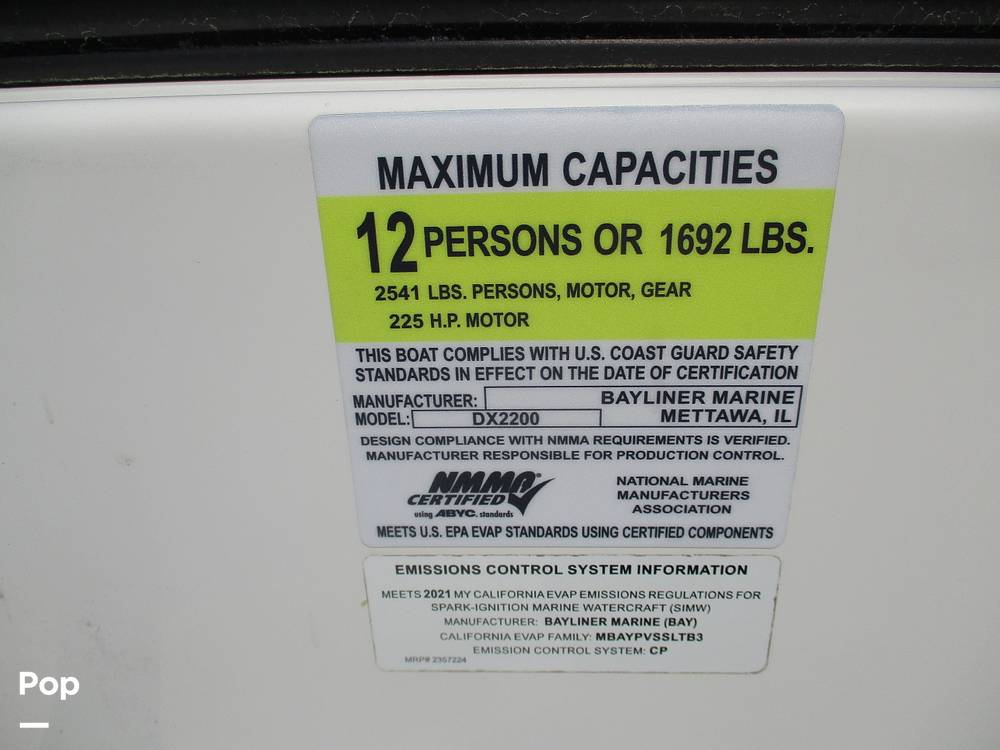Slide: The Image of Bayliner DX 2200 2021 - 14301220