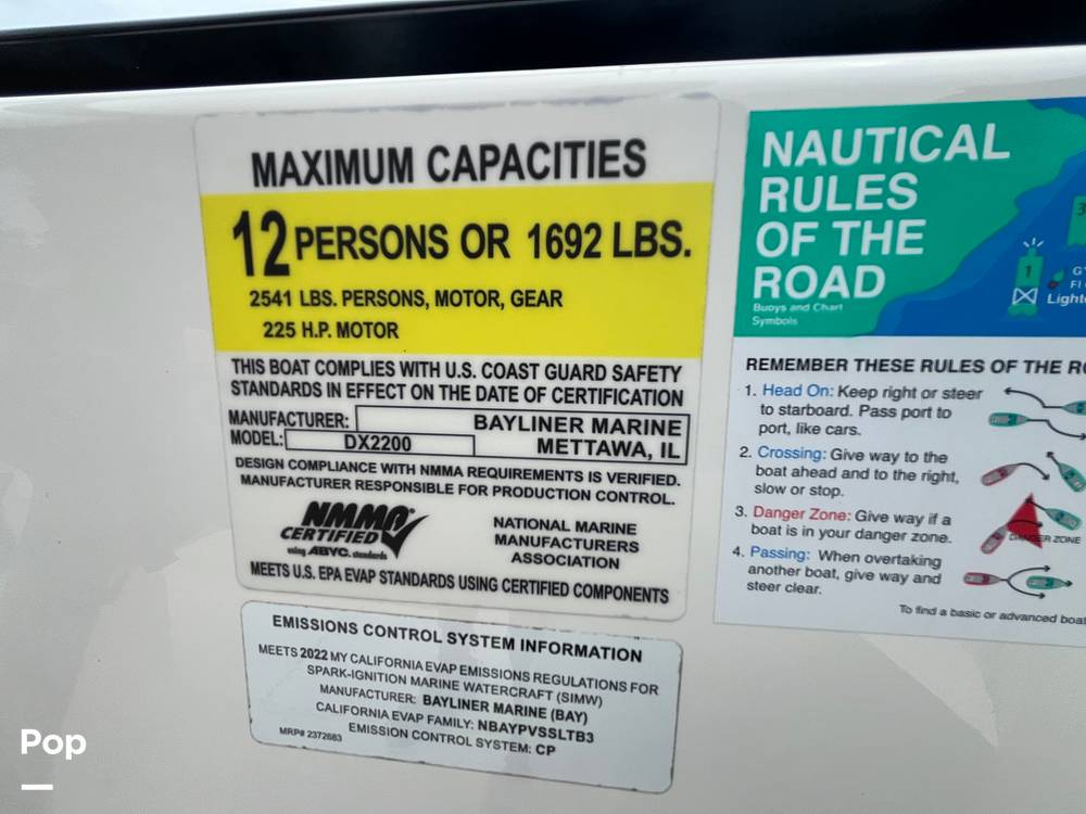 Slide: The Image of Bayliner DX 2200 2022 - 15664241