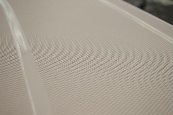 Slide: The Image of Close-up of 2023 Bayliner VR5 Bowrider textured deck surface. - 21