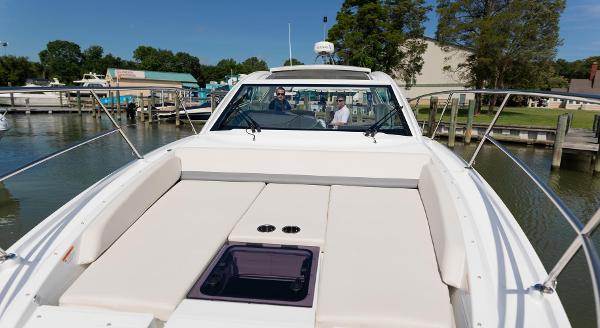 Slide: The Image of 2024 Beneteau 36 Gran Turismo GT yacht docked at a marina. - 24
